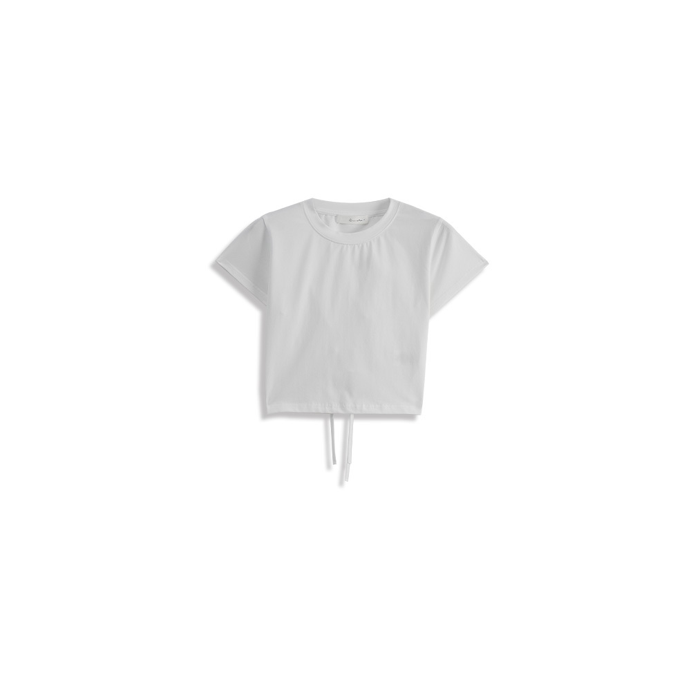 バックリボンカットアウトTシャツ 2色展開