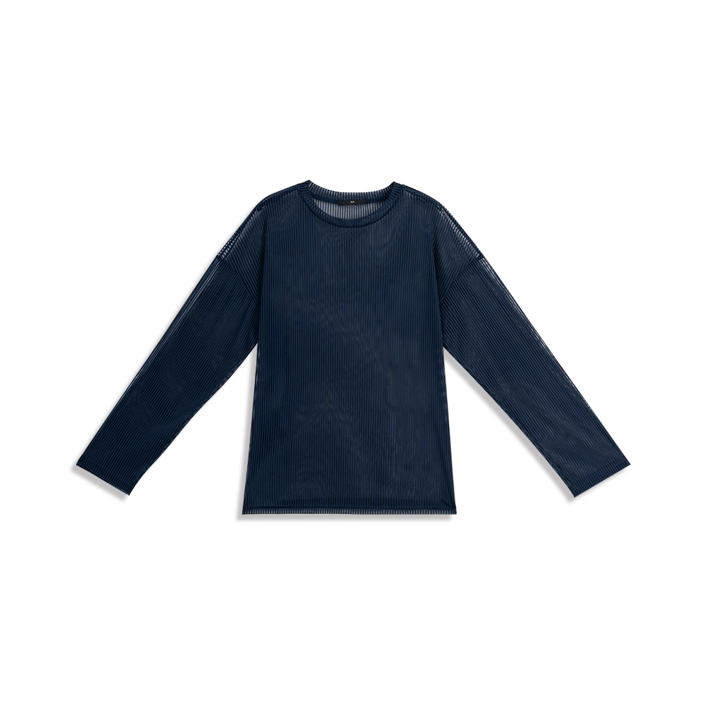 ストライプシアートップス 2色展開