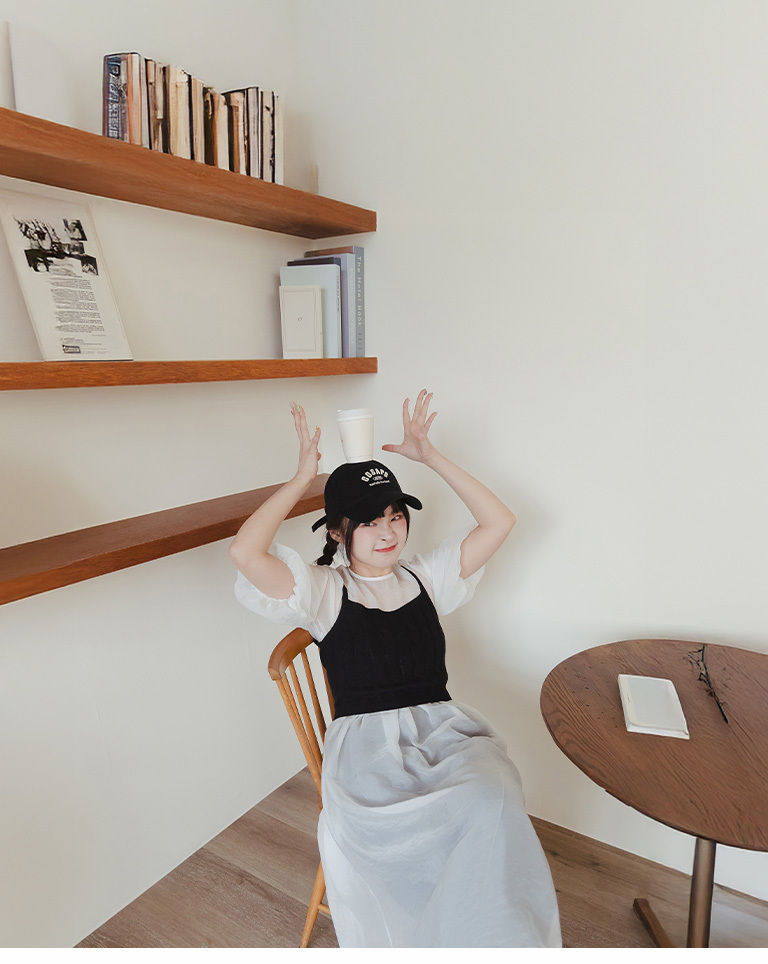 クロップドニットキャミ 4色展開