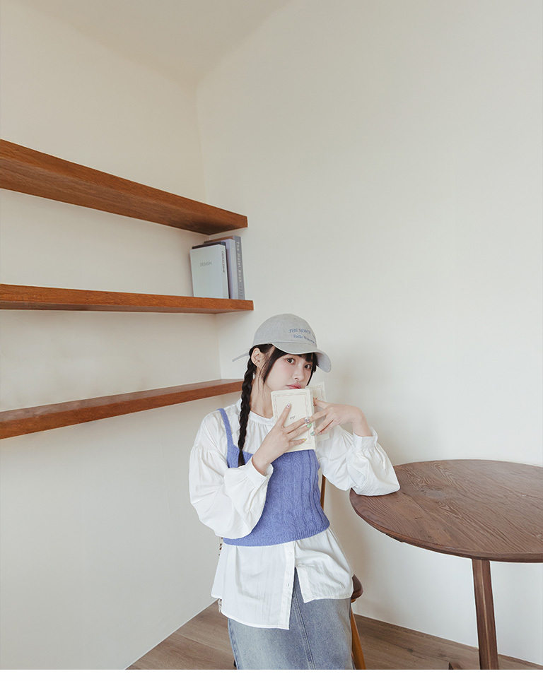 クロップドニットキャミ 4色展開