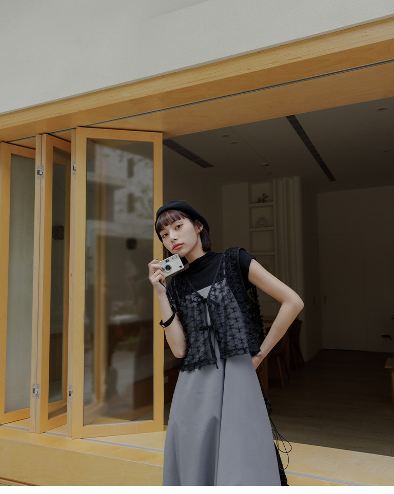 モックネック半袖カットソー 三色展開 01098970