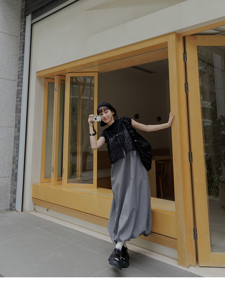 モックネック半袖カットソー 三色展開 01098970