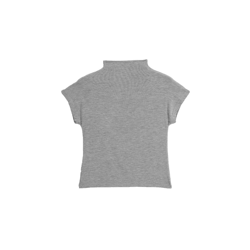 モックネック半袖カットソー 3色展開