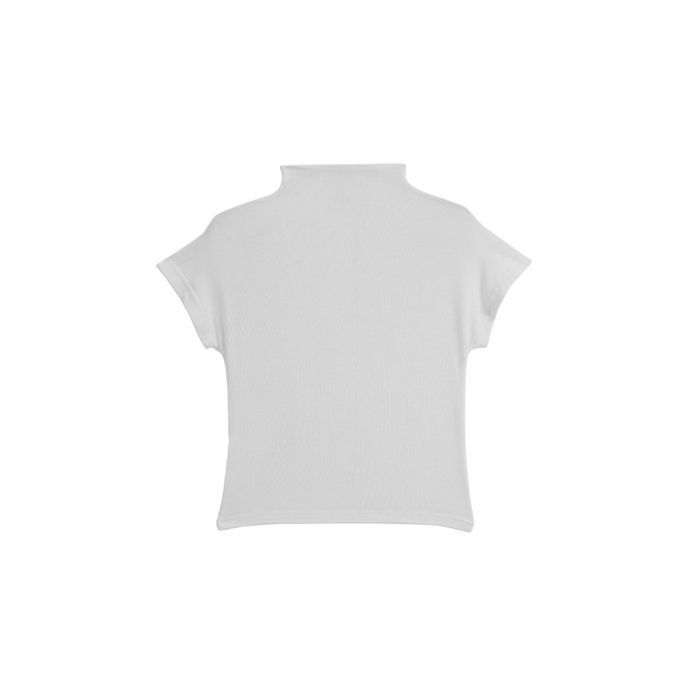 モックネック半袖カットソー 三色展開 01098970