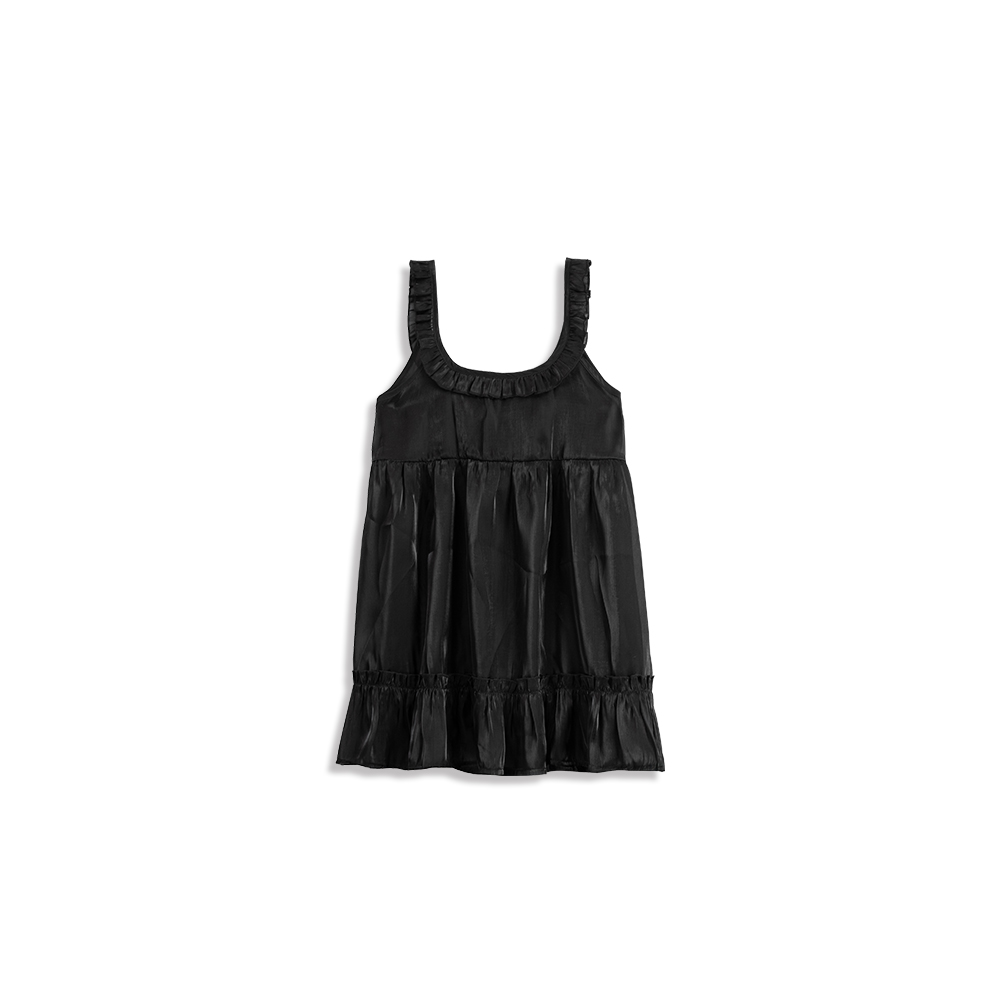 シャイニーシアーフリルジレ 3色展開