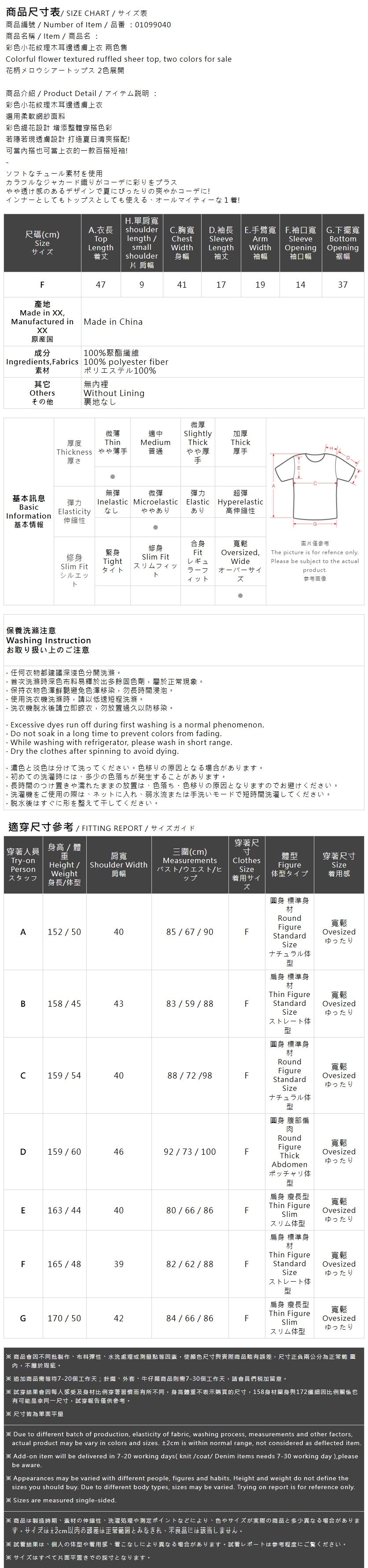 花柄メロウシアートップス 2色展開