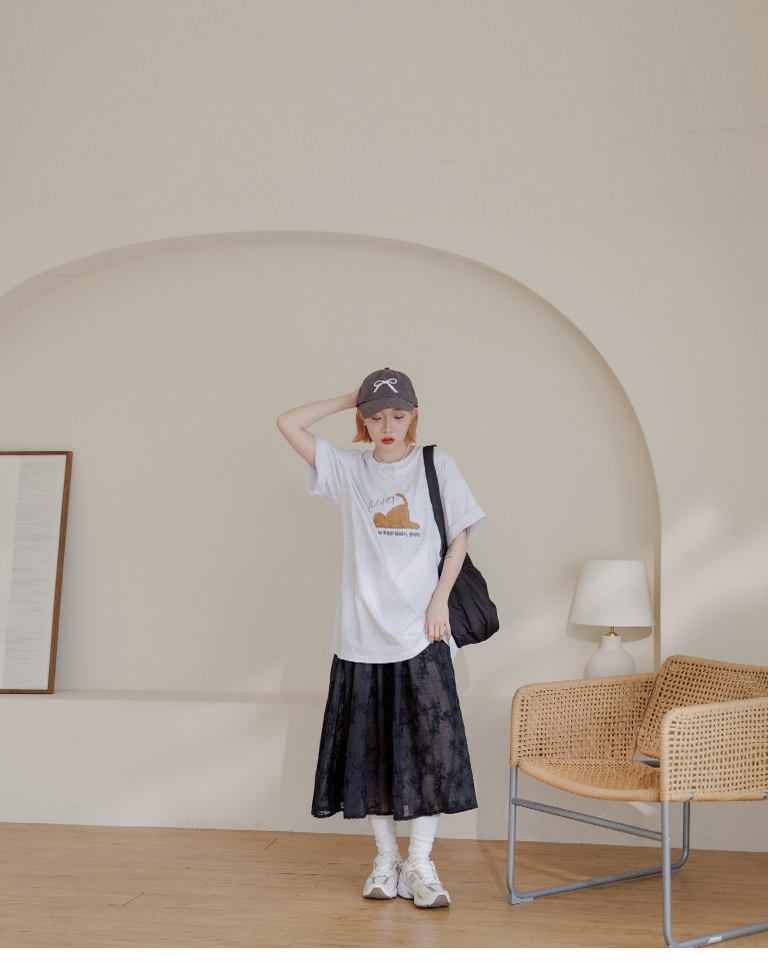 ジャガードシアーキャミワンピース 2色展開