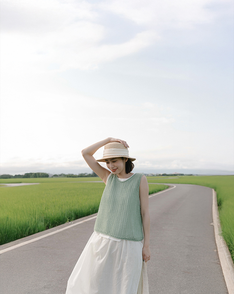 ボタンギャザーブラウス 3色展開