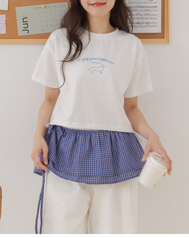 グラフィックショートTシャツ 2色展開