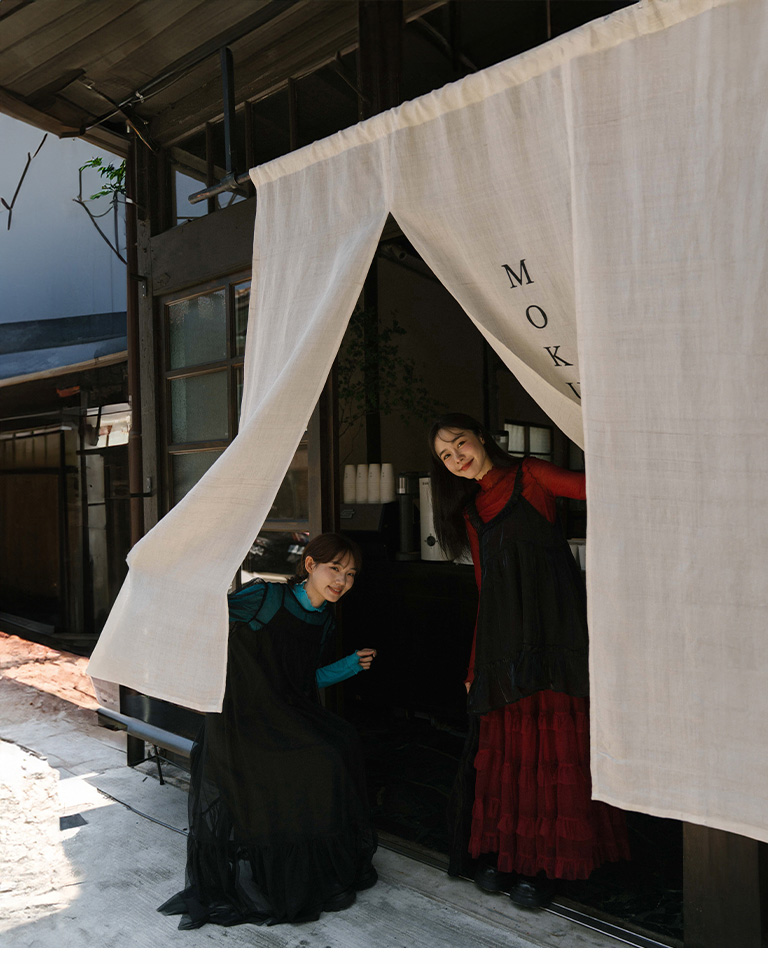 フリルシアーハイネックトップス 7色展開