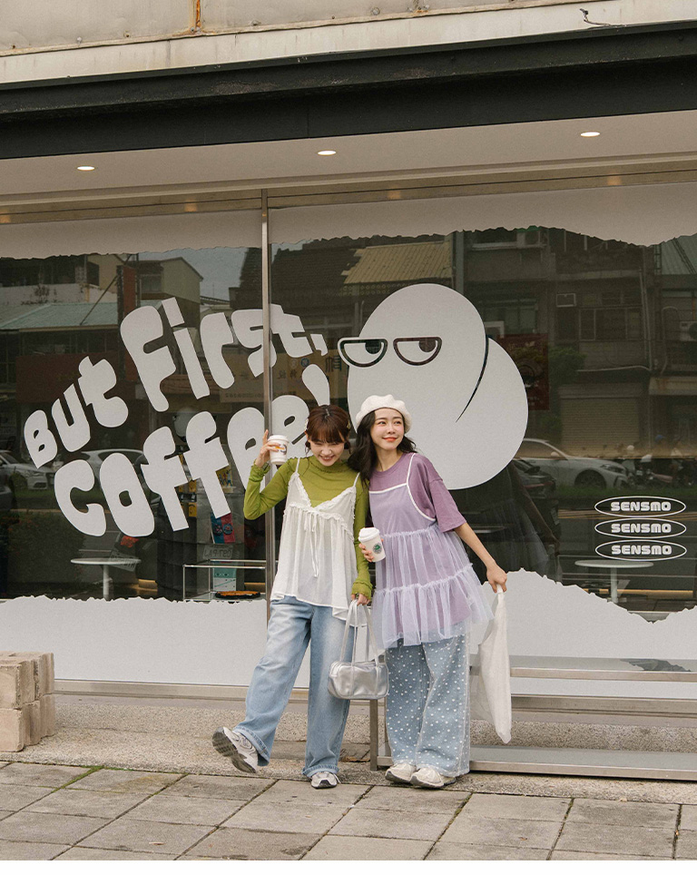 フリルシアーハイネックトップス 7色展開