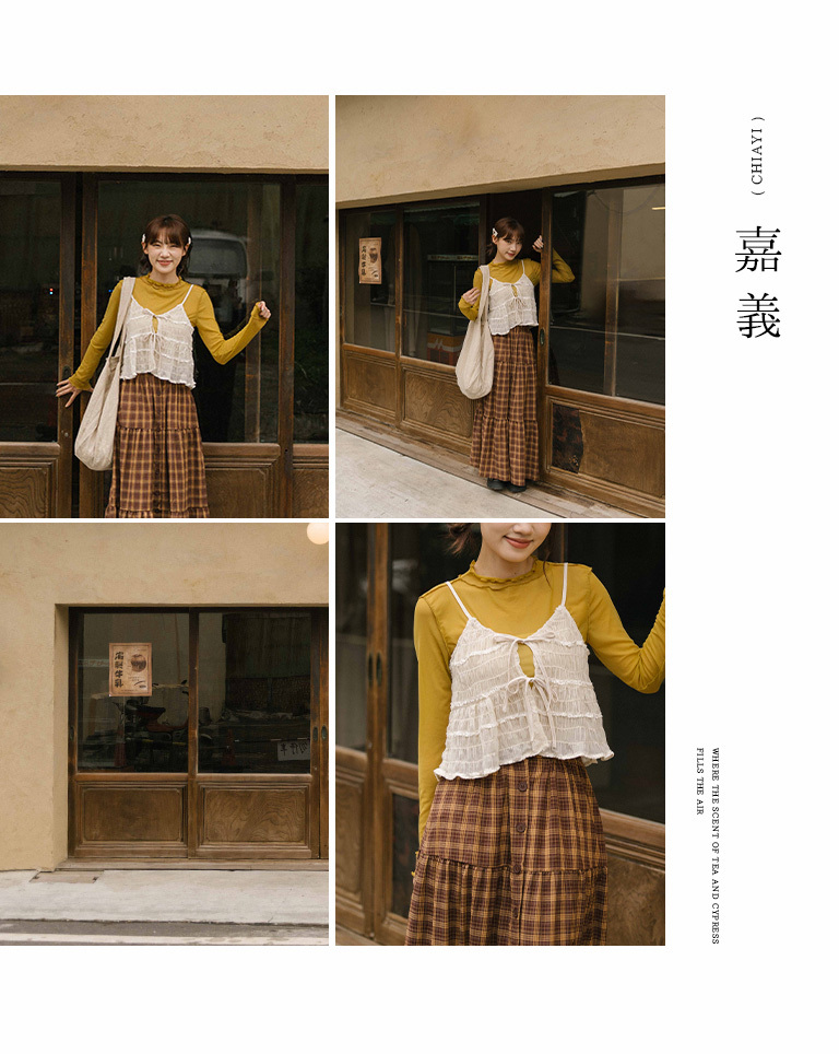 フリルシアーハイネックトップス 7色展開