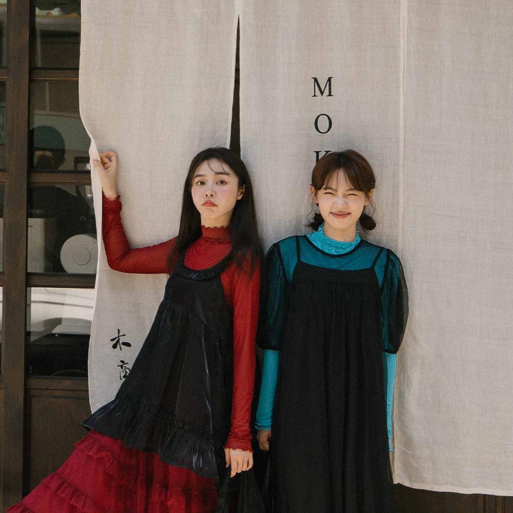 フリルシアーハイネックトップス 7色展開