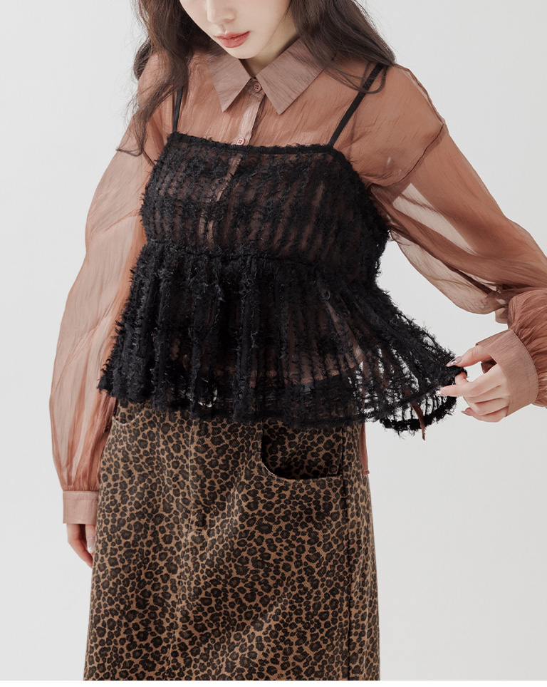 キャミチュールトップス 2色展開