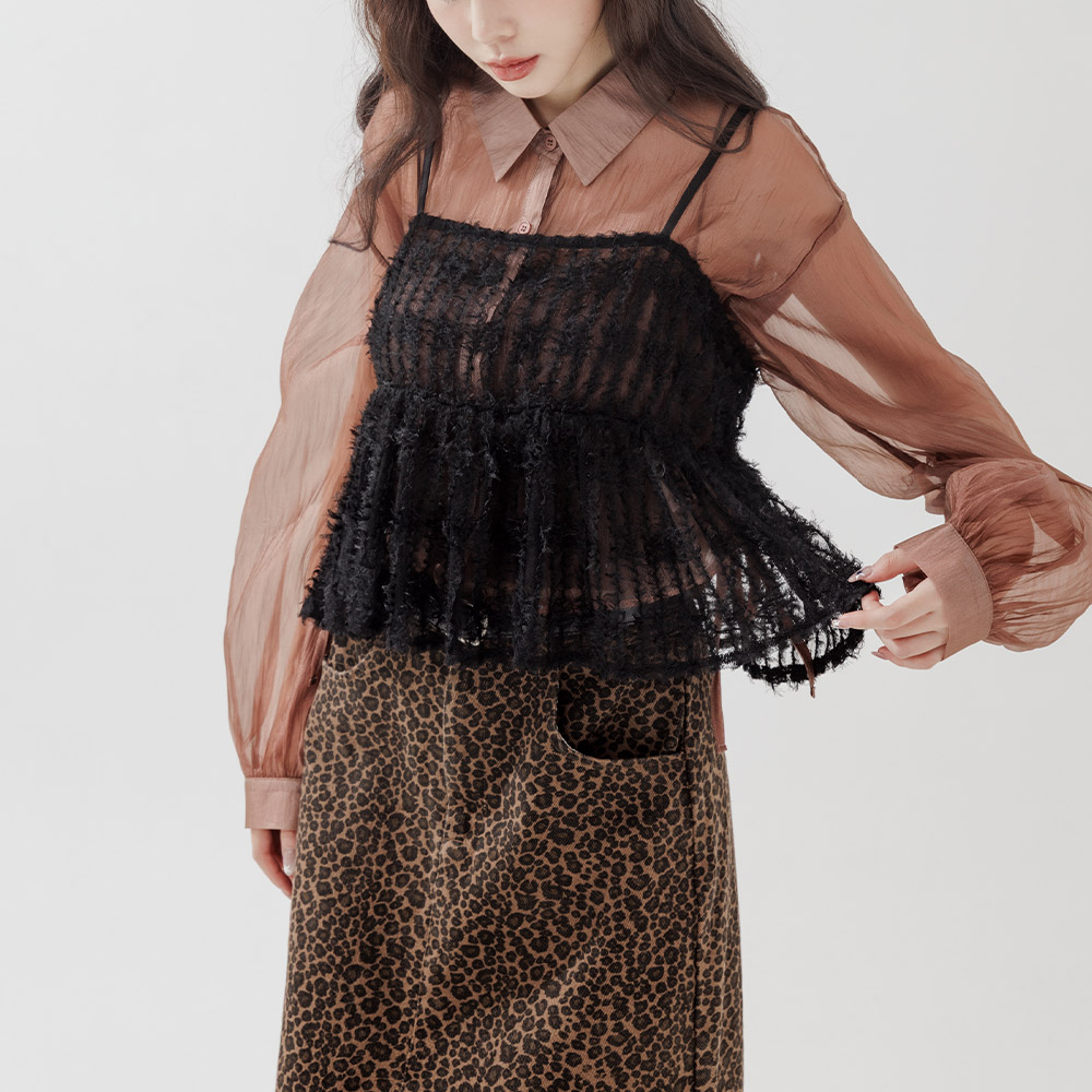 キャミチュールトップス 2色展開