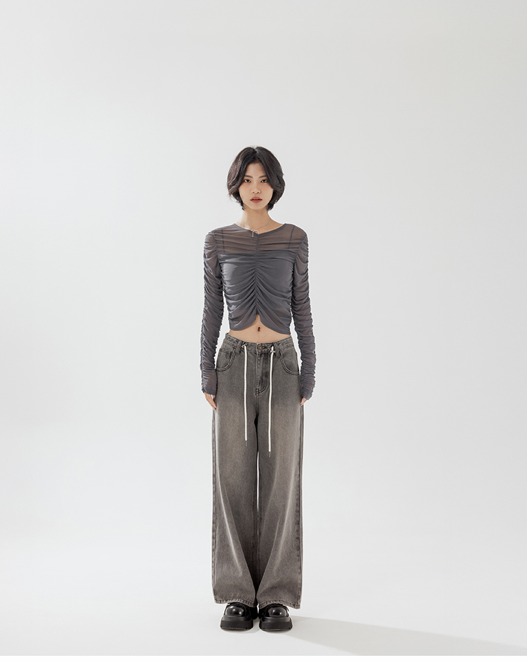 ウォッシュドコットデニムシャツ 2色展開