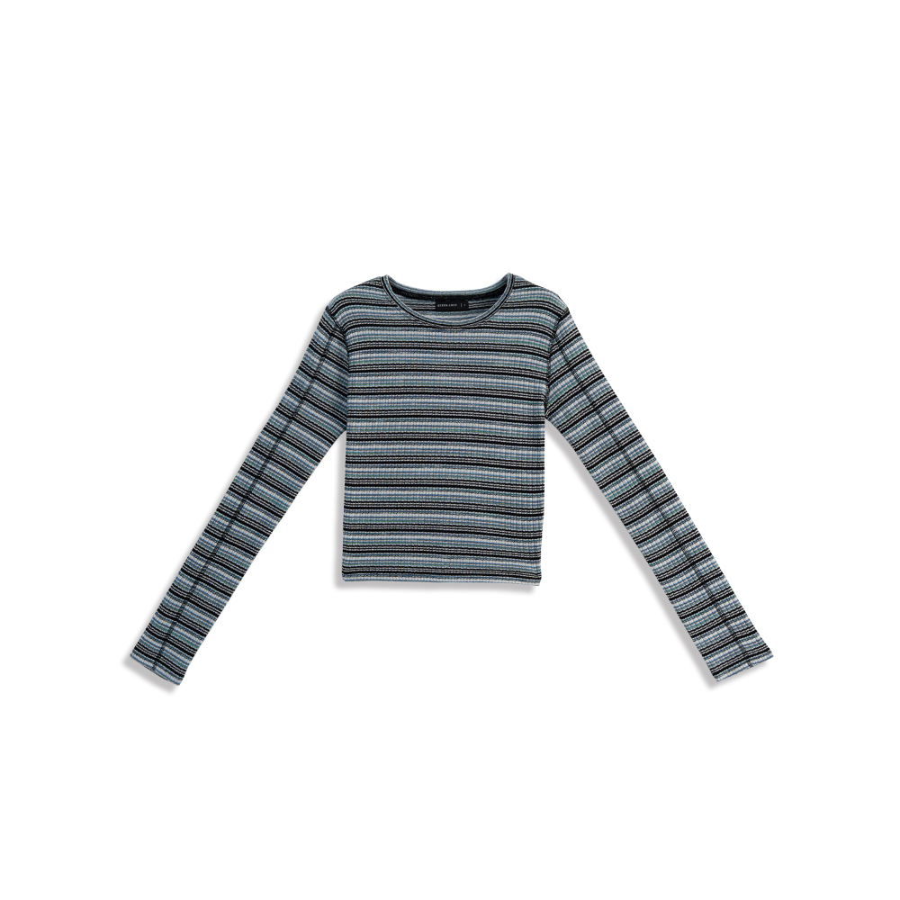 ボーダーニットトップス 2色展開