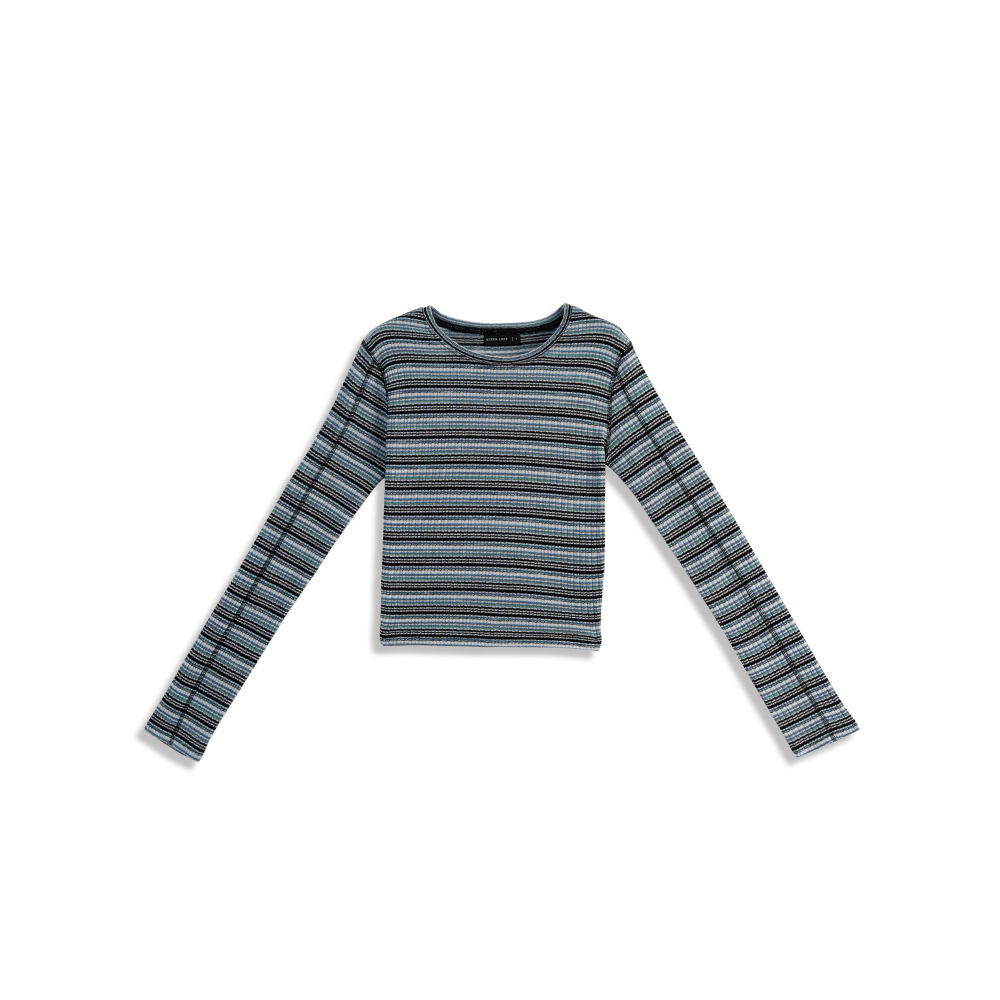 ボーダーニットトップス 2色展開