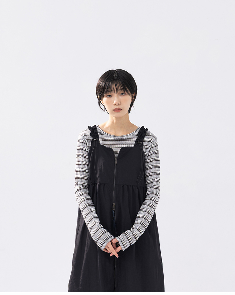 ボーダーニットトップス 2色展開