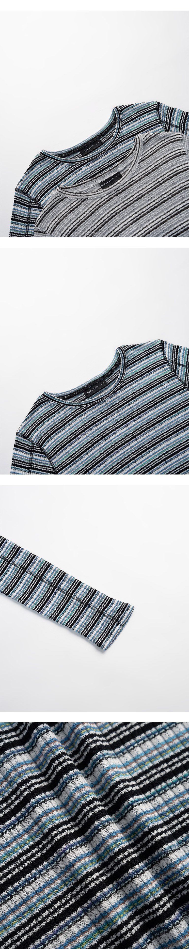 ボーダーニットトップス 2色展開