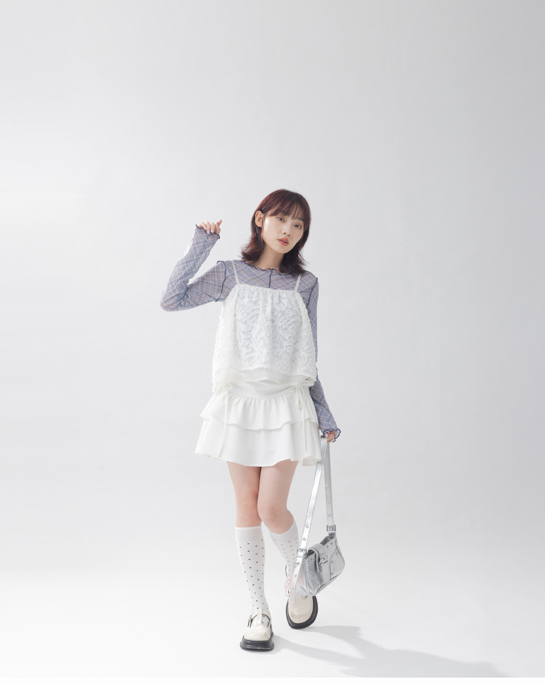 立体感細肩ベスト　3色展開　