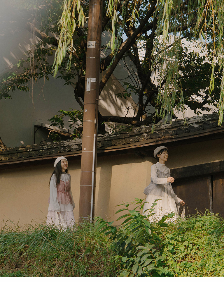 シアーチェックトップス 2色展開