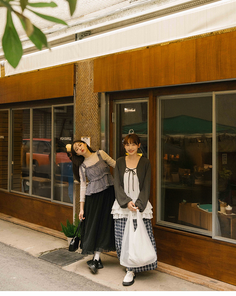 ティアードキャミソール 2色展開