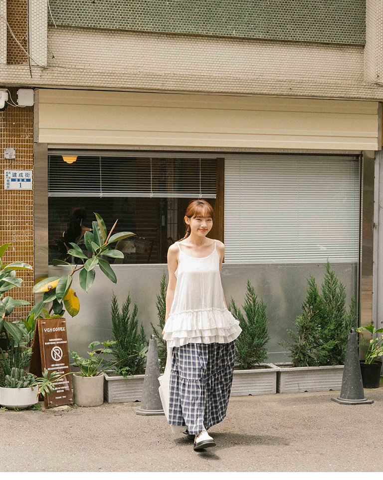 ティアードキャミソール 2色展開