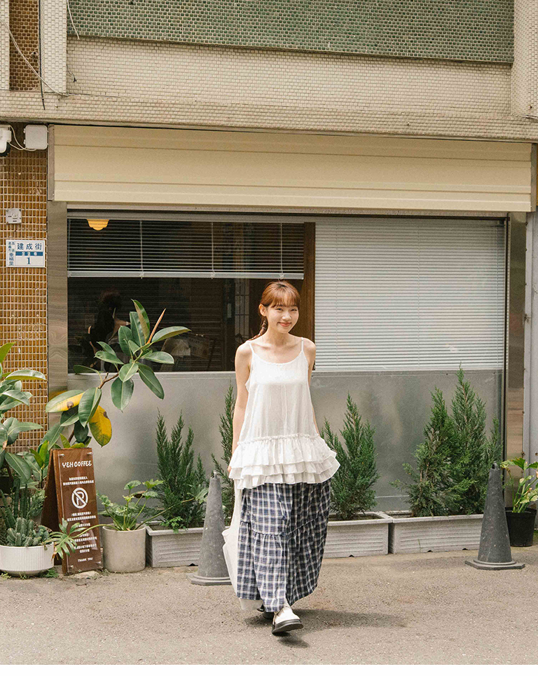 ティアードキャミソール 2色展開