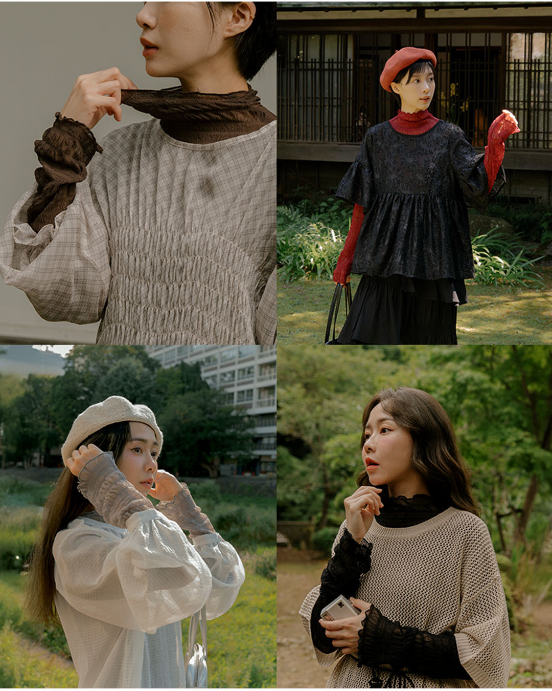 メロウシアータートルトップス 7色展開