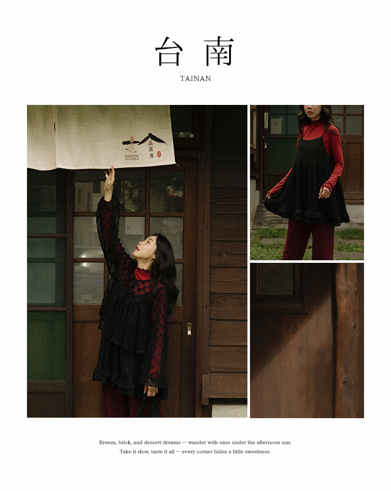 しわ感バックリボンベスト 3色展開