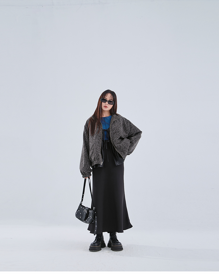 レザーリボンキャミベスト