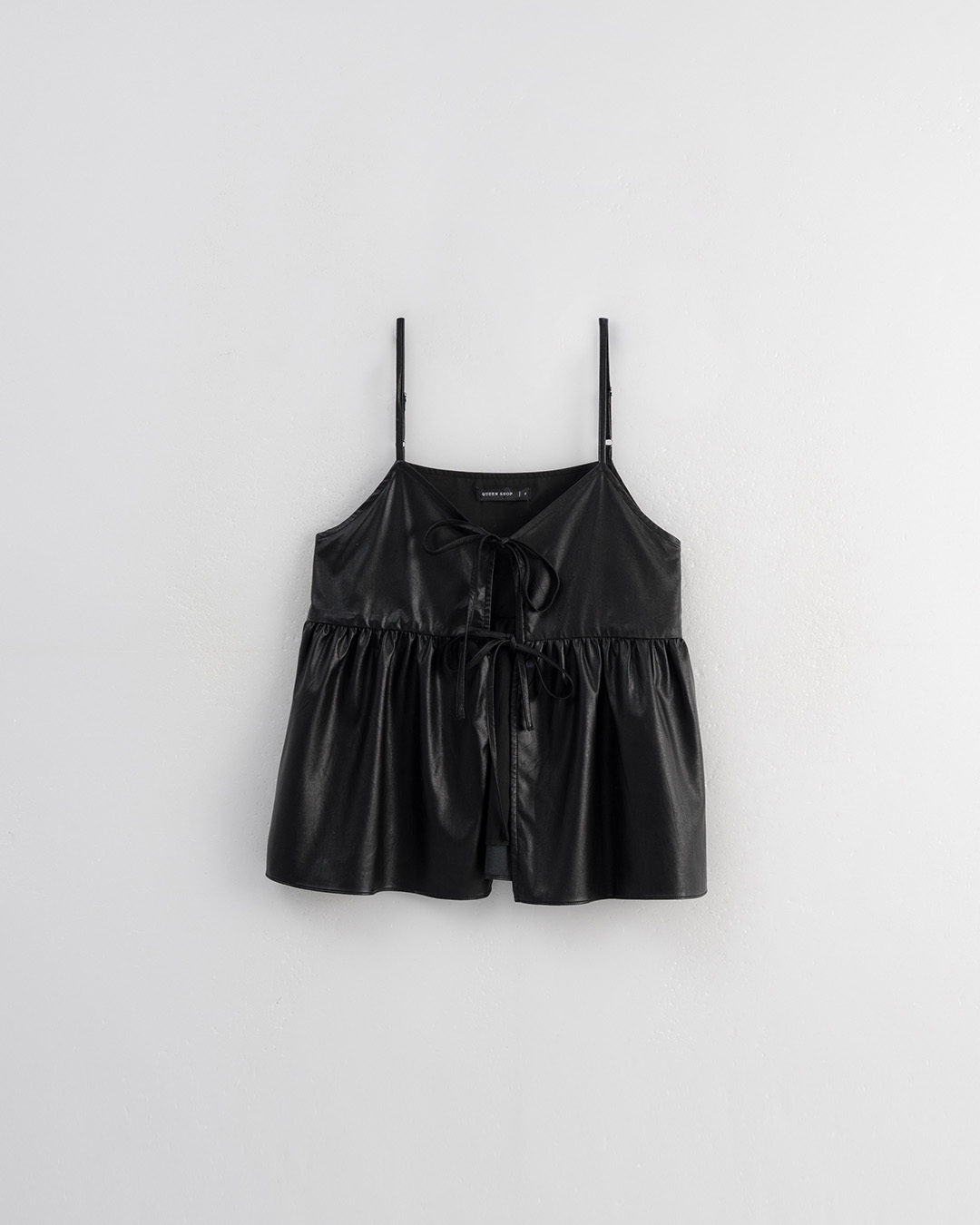 レザーリボンキャミベスト