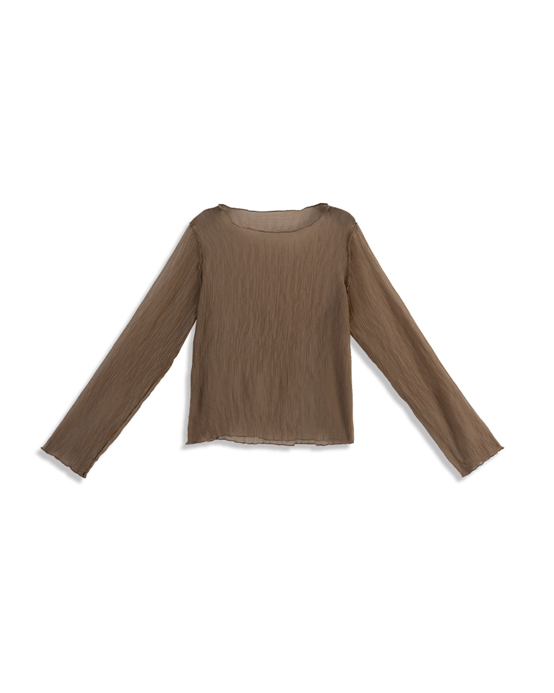 シワ感フリルシアートップス 3色展開