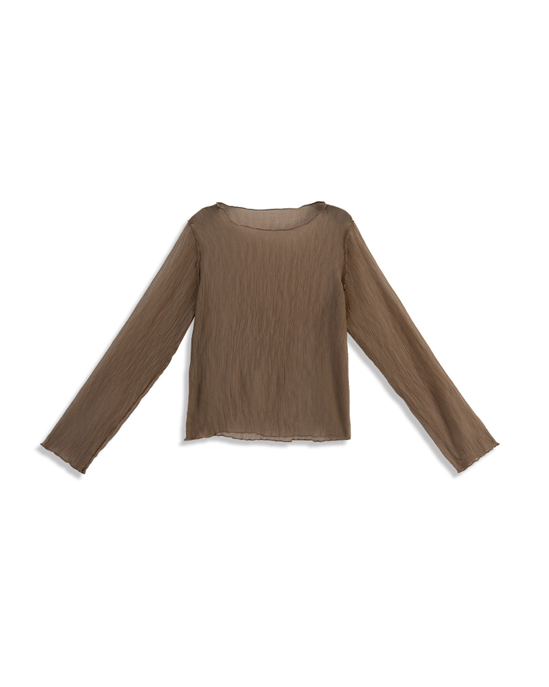 シワ感フリルシアートップス 3色展開