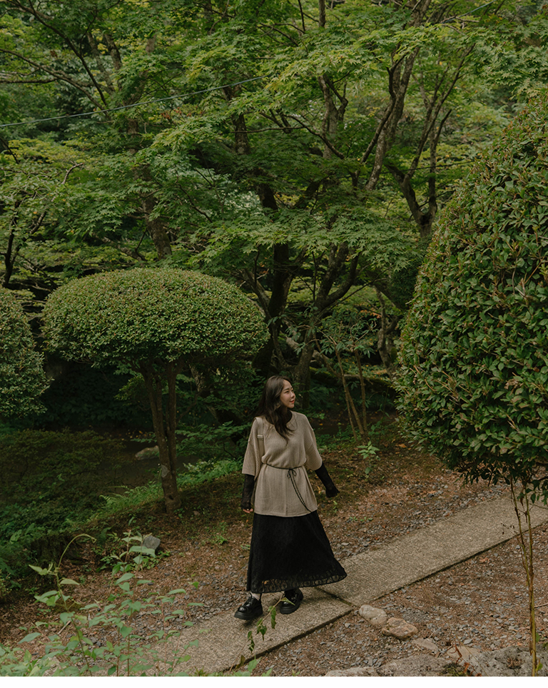 メッシュニットゆったりトップス 3色展開