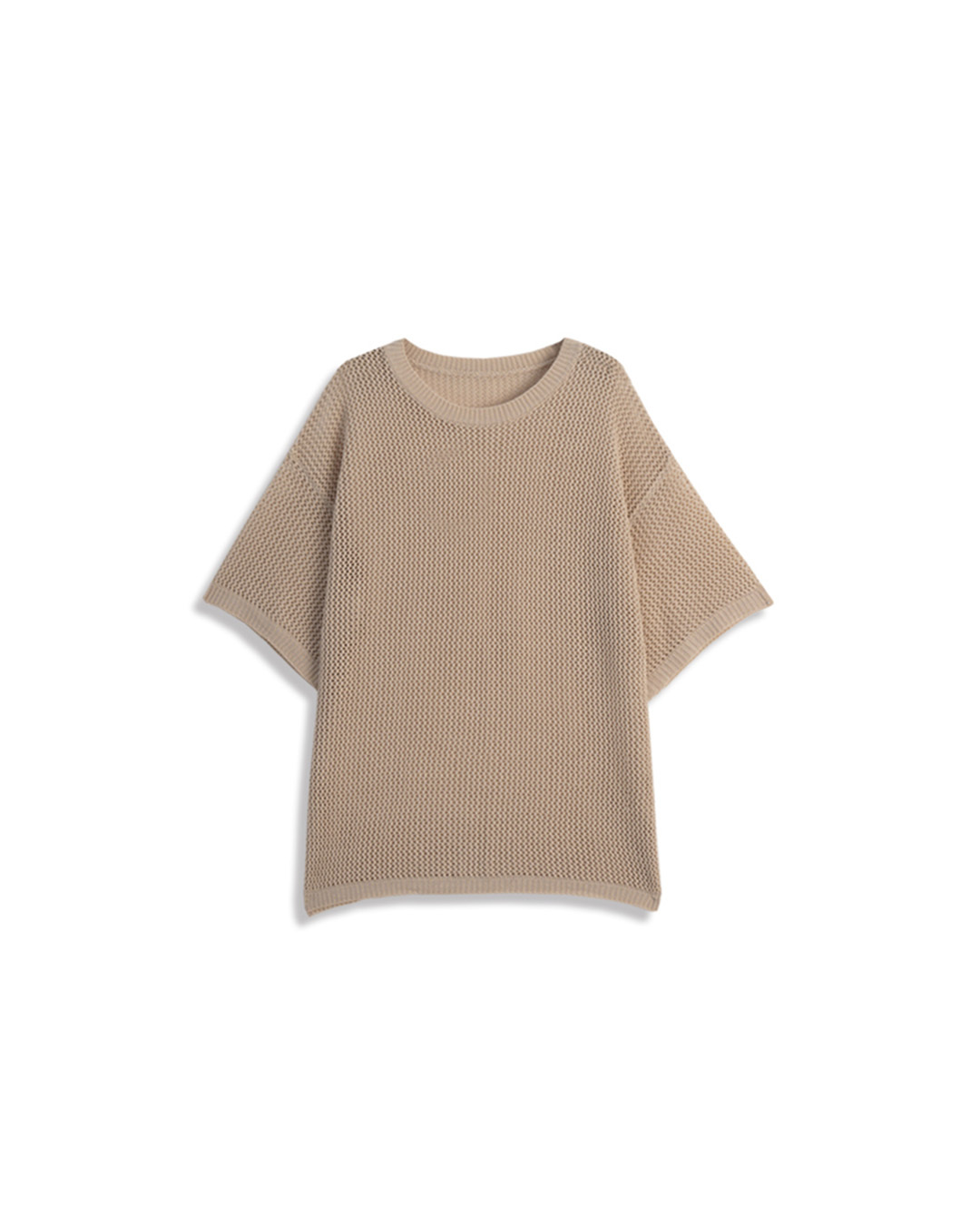 メッシュニットゆったりトップス 3色展開