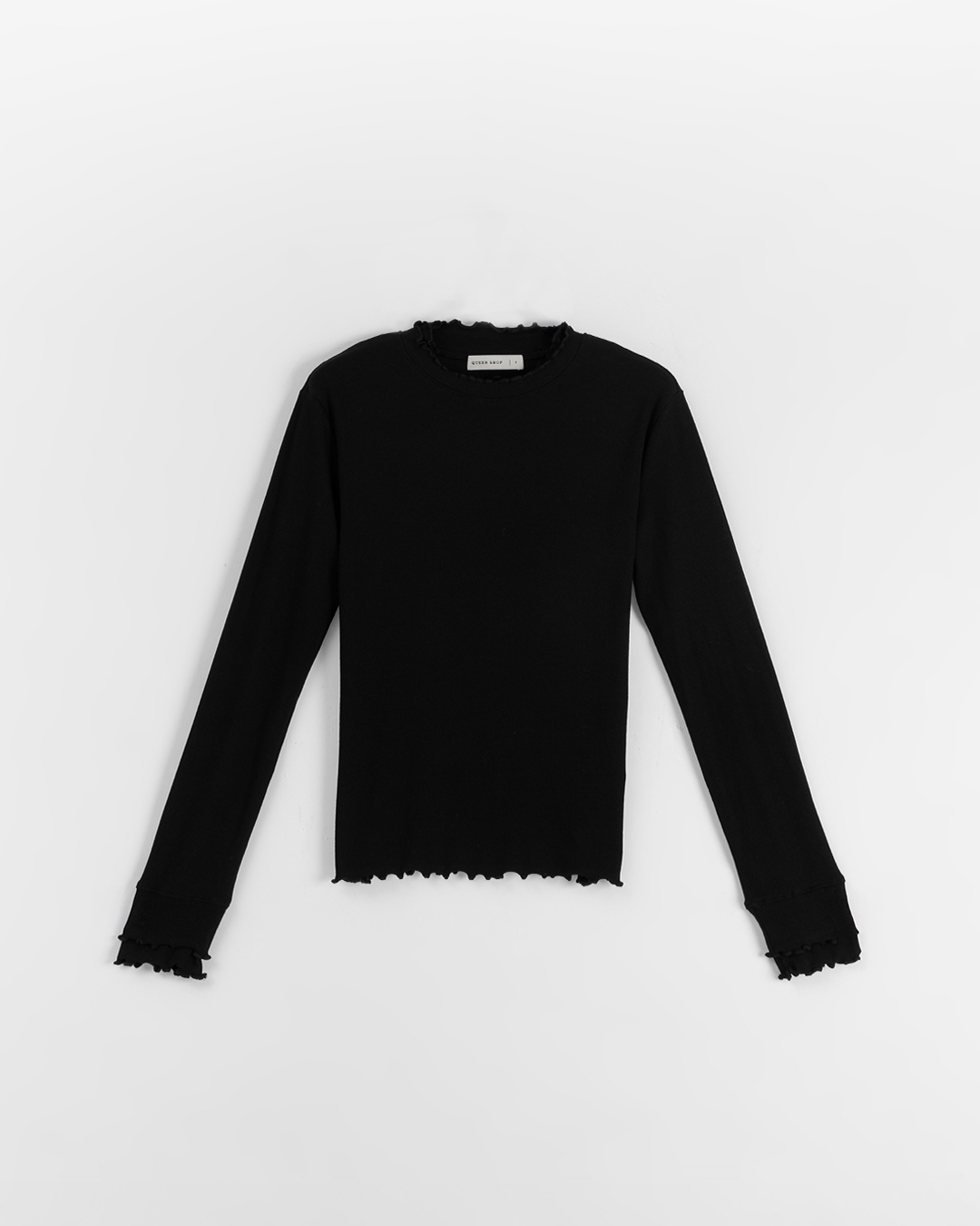 ダブルフリルリネックトップス 6色展開