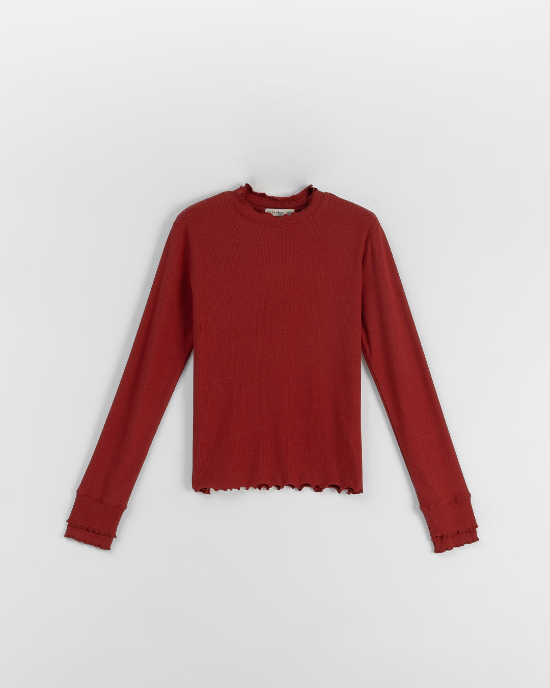 ダブルフリルリネックトップス 6色展開