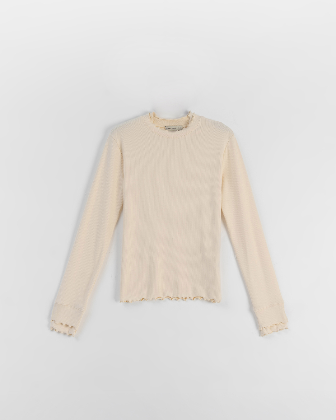 ダブルフリルリネックトップス 6色展開