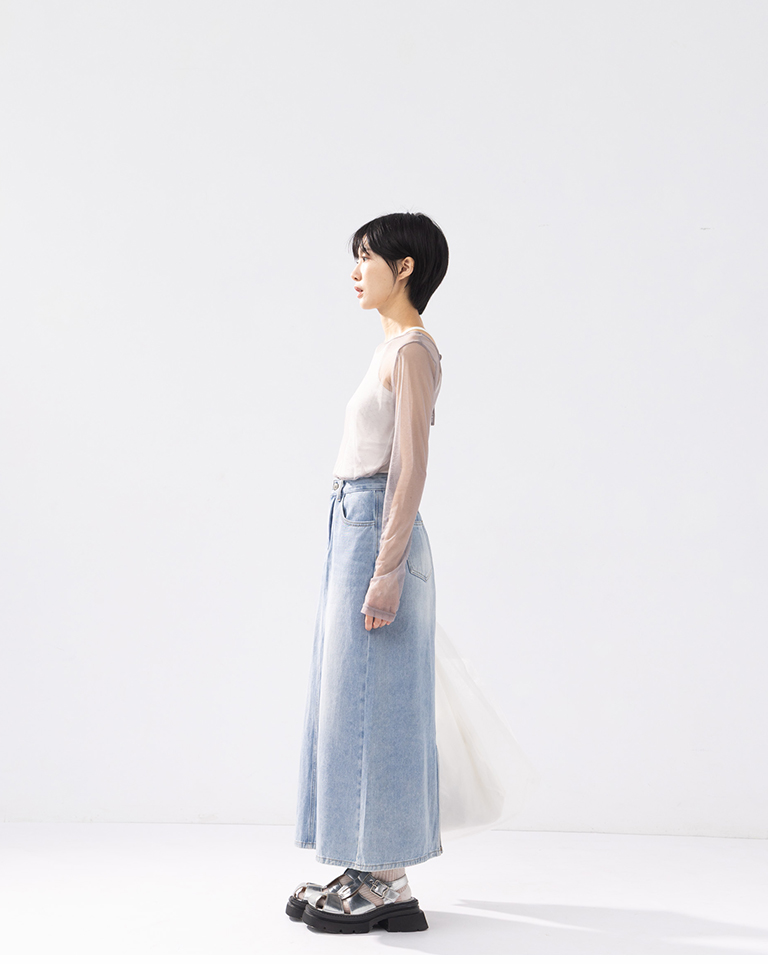 ドットシアーブラウス 3色展開