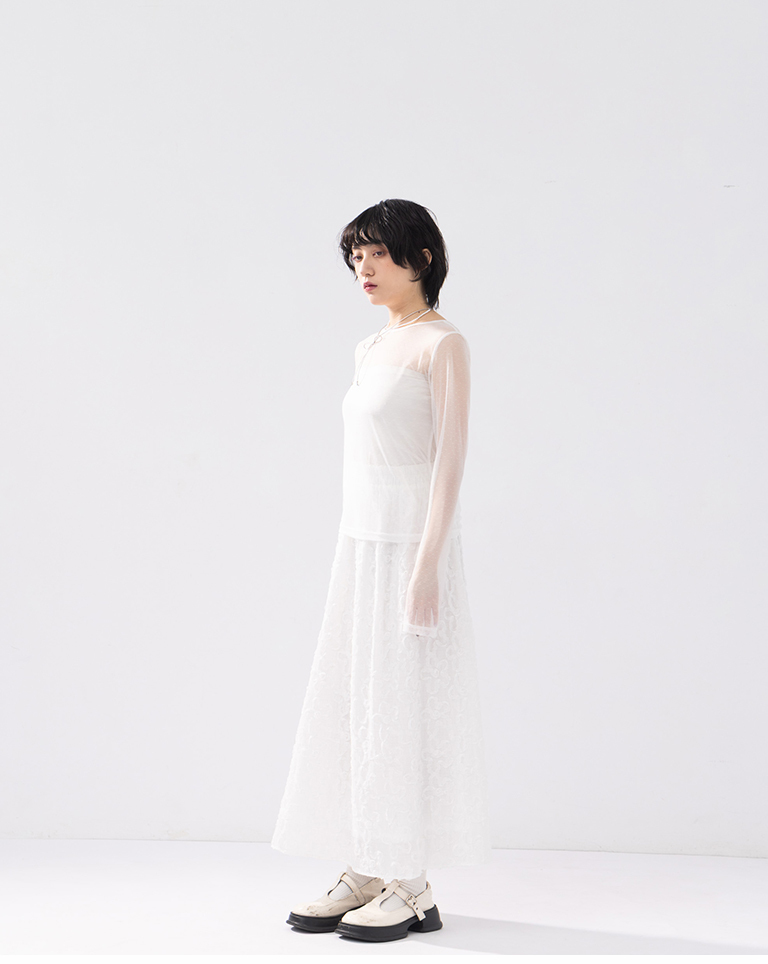 ドットシアーブラウス 3色展開