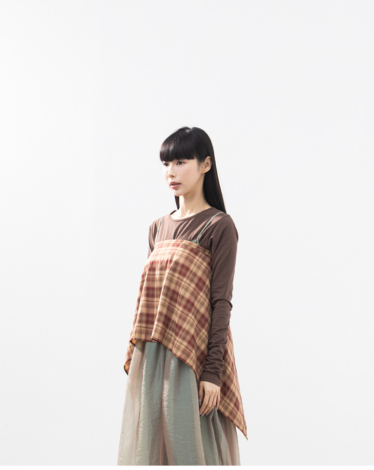 サイドドローストリング長袖トップス 5色展開