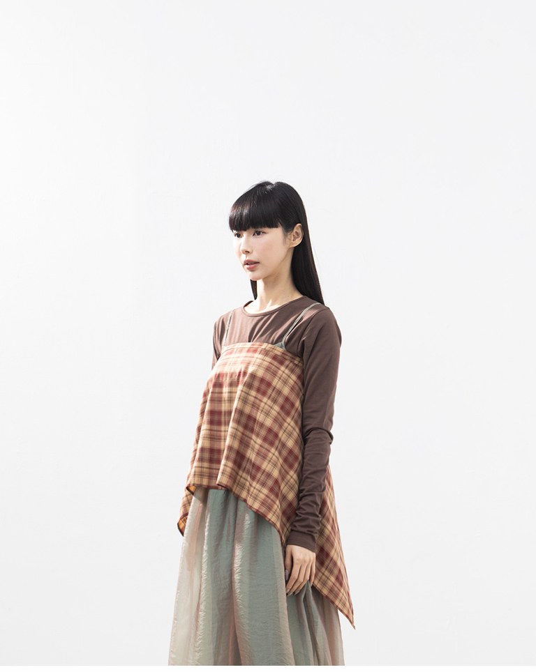 サイドドローストリング長袖トップス 5色展開