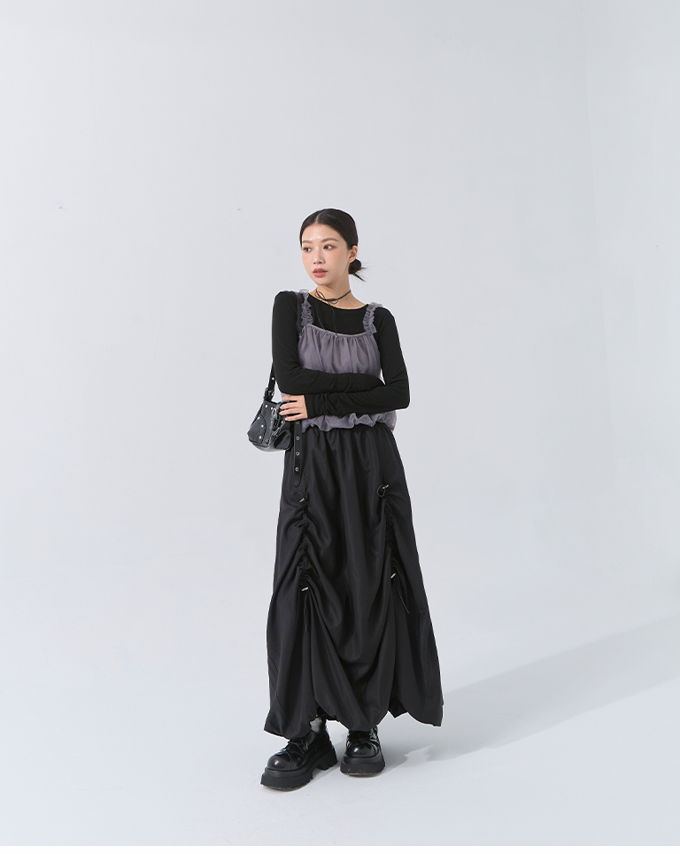 ベーシックストレッチトップス 5色展開