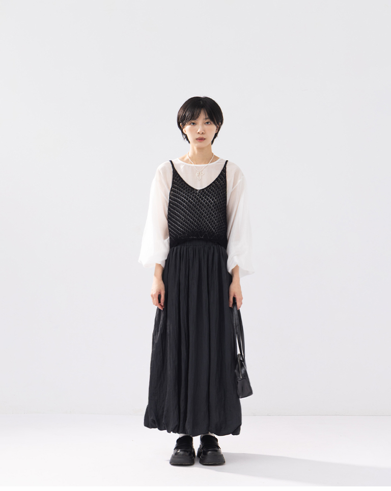 ニットキャミジレ 4色展開