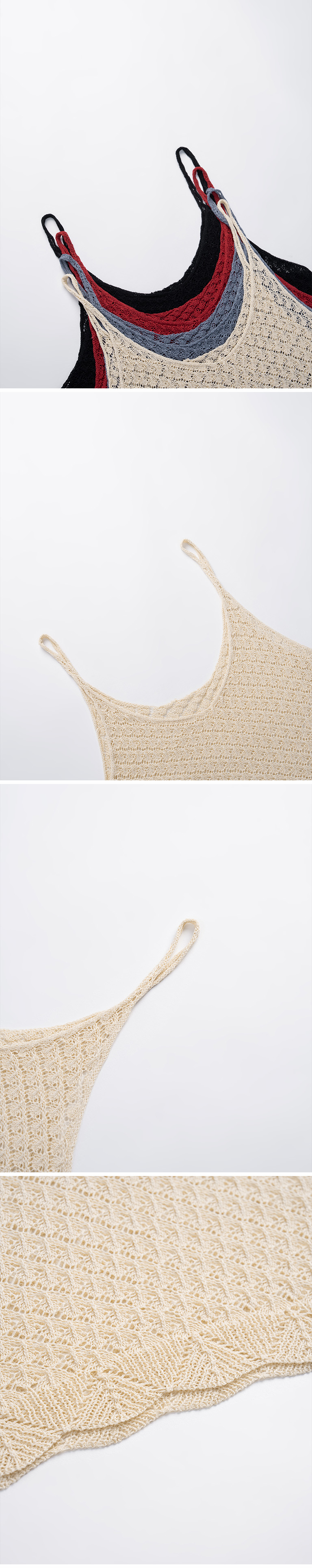 ニットキャミジレ 4色展開