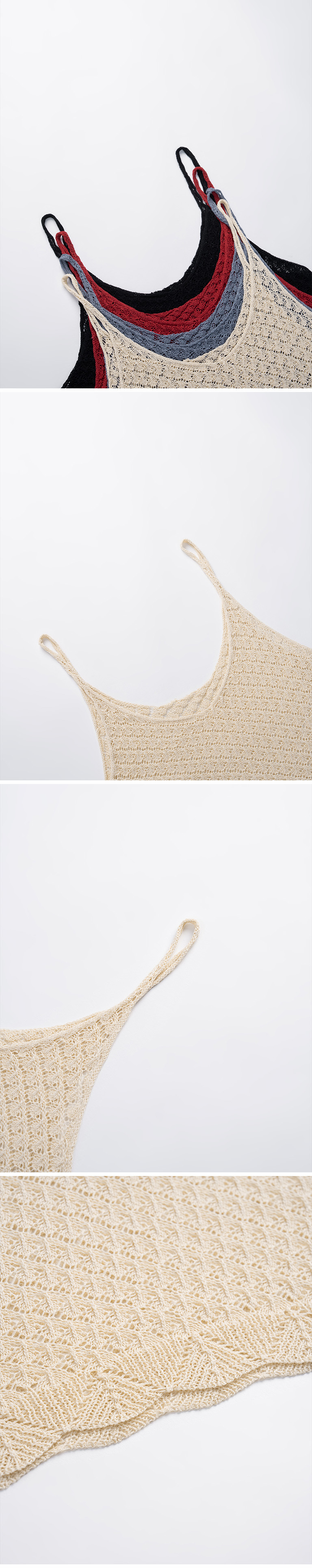 ニットキャミジレ 4色展開