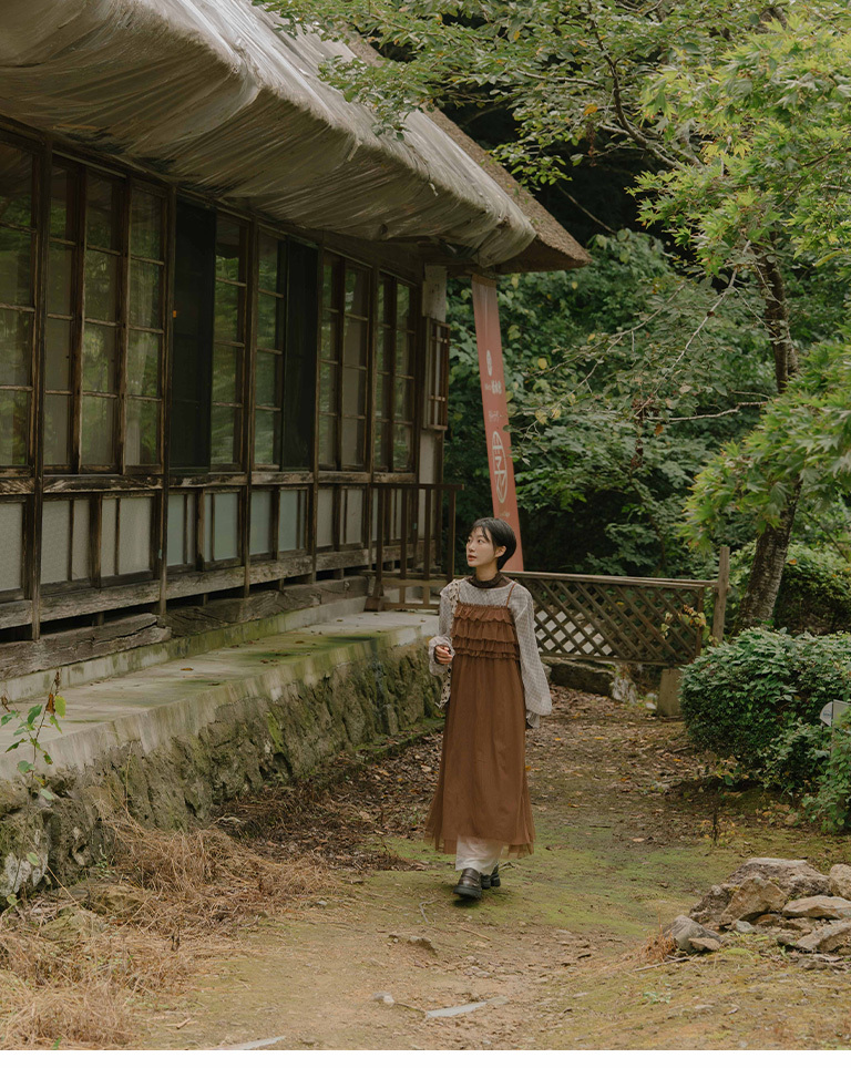 シアーチェックブラウス 2色展開