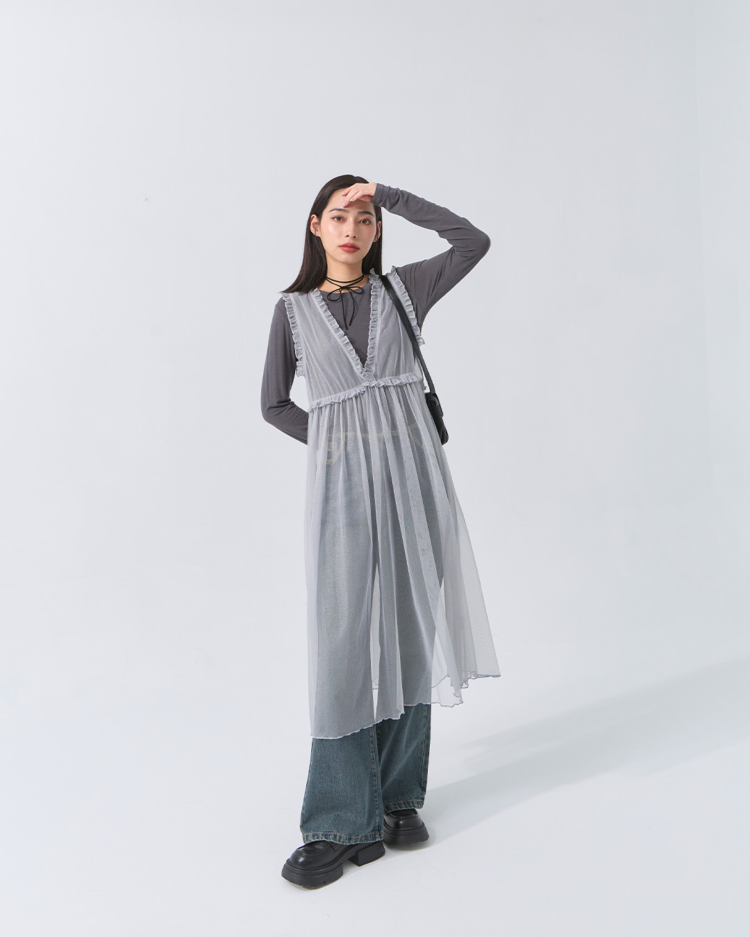 ラメチュール2WAYワンピース  2色展開